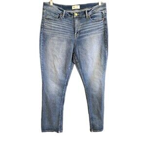 BKE Gabby Curvy Fit Straight Leg Jeans Womens 35X32 High Rise Stretch Denim EUC